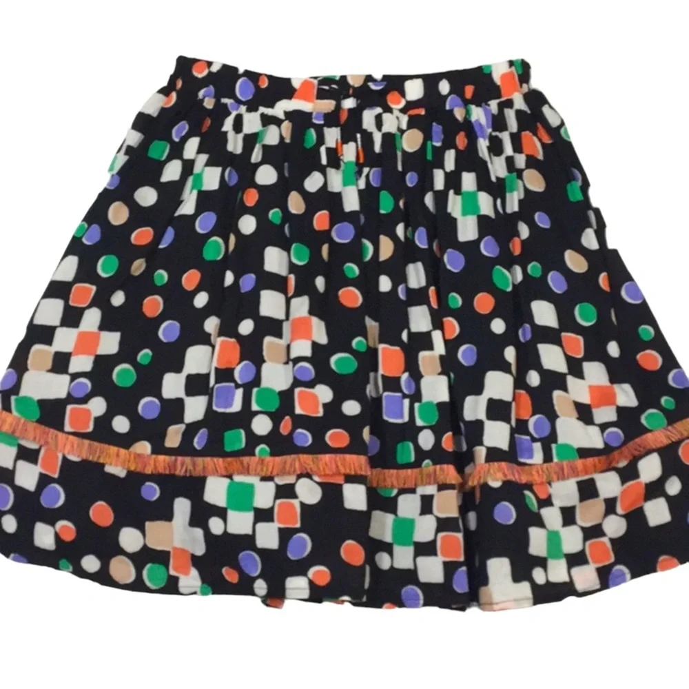 KIDPIK sz 14 (X Large) Skirts Bundle (2) Lined Prints Black Multi NWT